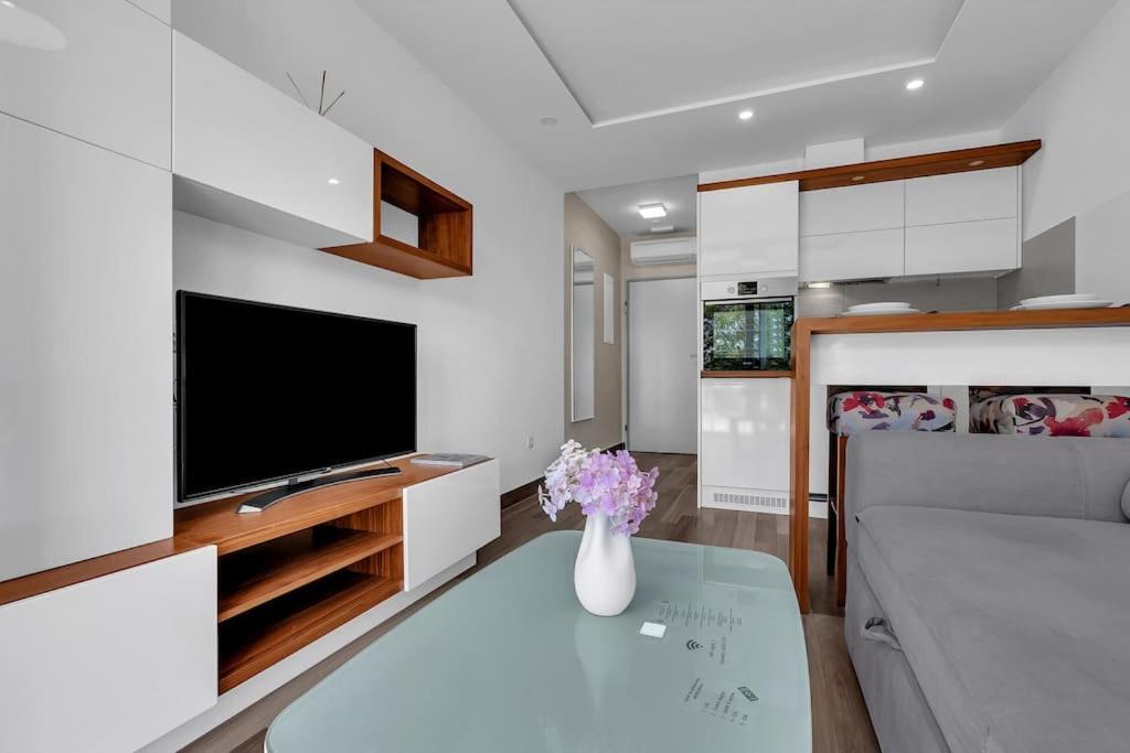 Brotis - Studioapartment - Makarska Exklusiv Promajna Dış mekan fotoğraf